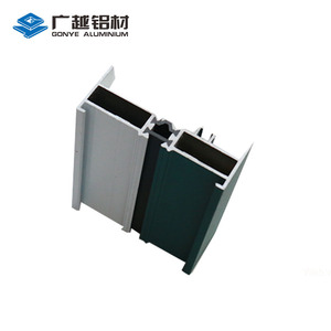Profil en aluminium porte coulissante et fenêtre mettant les matériels - Product Image 1