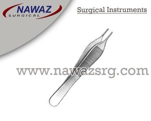Pinzas de Disección Mini-Adson Manuales de Primera Calidad, Certificadas por la CE, 12 cm, Acero Inoxidable, Personalizadas, Nawaz Surgical Co. NS-S-1872 - Product Image 2