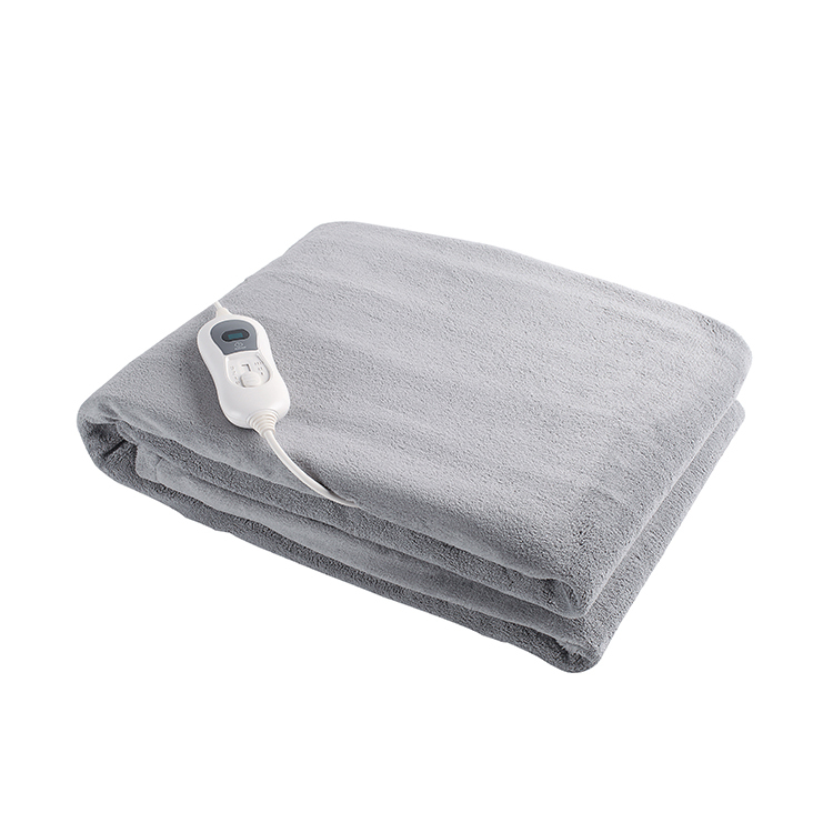 Soft Electric Blankets Heated King Size Flannel Throw Blanket with 3