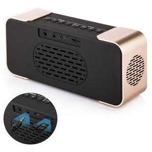 MX-21 gương LED kỹ thuật số Đồng hồ báo thức/BT/FM Radio/ TF thẻ/AUX/ Hands miễn phí - Product Image 4