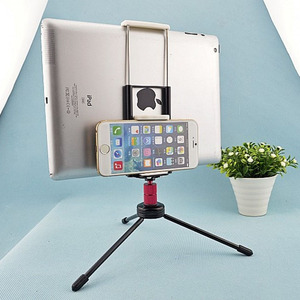 1/4 "vít Điện Thoại Di Động Tablet PC Đúp Side Tripod Đứng Adapter Clip Núi cho iPhone <span class=keywords><strong>5</strong></span> <span class=keywords><strong>5</strong></span> s 6 6 s 7 8 X iPad Nhỏ Samsung lưu ý - Product Image 5