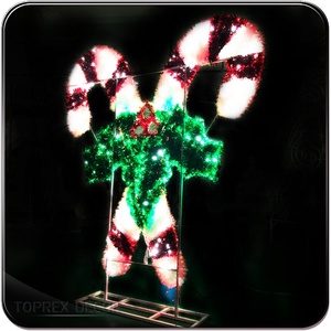 Toprex Decor <strong>Outdoor</strong> LED Lighted Decorations <strong>Candy</strong> <strong>Cane</strong> Christmas <strong>Lights</strong> with IP65 Rating Available in Warm White Green Blue - Product Image 5