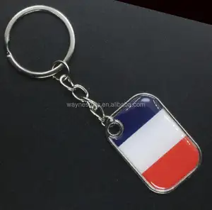 סיטונאי נירוסטה צרפת קולומביה קוסטה ריקה קנדה דגלי מדינה Keychain