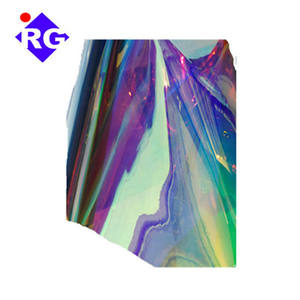 <span class=keywords><strong>Film</strong></span> arc-en-ciel translucide de couleur bleu clair qui donne une couleur magnifique et un effet irisé. - Product Image 1