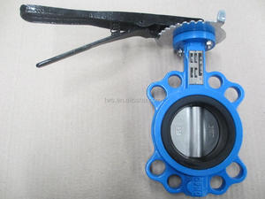 אפס אופסט JIS 10 K מחסנית wcb ידני שסתום שסתום פרפר - Product Image 6