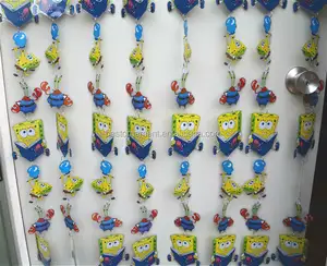 Porte Spongebob mignon en plastique rideau