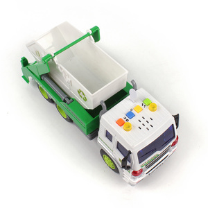 Nouveau <span class=keywords><strong>camion</strong></span> <span class=keywords><strong>jouet</strong></span> à ordures de <span class=keywords><strong>recyclage</strong></span> alimenté par friction pour enfants en plastique avec lumière et musique - Product Image 4