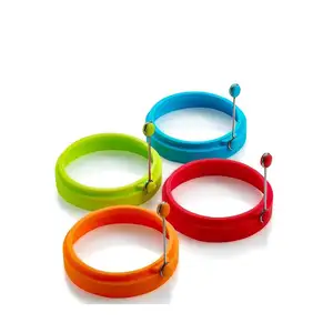 Bán Hàng Nóng Nồi Trứng Và Trứng Chiên Mô Hình Không Dính Nhanh Chóng Silicone Tùy Chỉnh Vòng Silicone Nồi Trứng