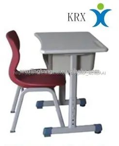 学校用家具単一の学生の机と椅子