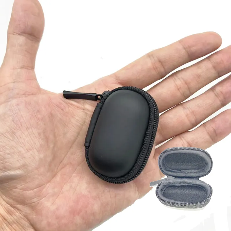Eva Earbud Pouch Earphone Bag Headphone Case Zipper Mini Storage Carrying Pouch Travel Organizer Bag For Wireless Headphone