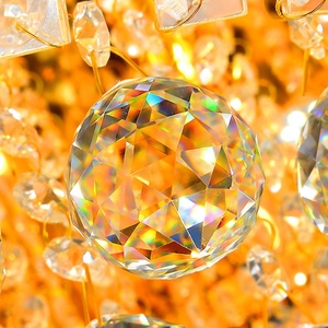 Thiết Kế Vàng Hiện Đại Pha Lê Nhà Hàng <span class=keywords><strong>Celling</strong></span> Led Light Đối Với Trang Chủ Phòng Khách Khách Sạn Sảnh Trang Trí - Product Image 6