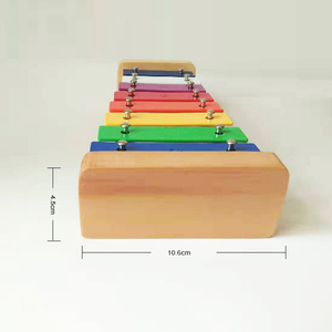 Xilófono Orff de Madera, 8 <span class=keywords><strong>Notas</strong></span>, Juguete Educativo, Instrumento Musical Colorido, Se Aceptan Pedidos OEM/ODM - Product Image 4