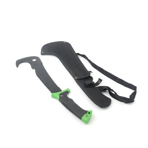 Coltello da sopravvivenza da campeggio all'aperto in acciaio inossidabile con rivestimento nero con guaina - Product Image 4
