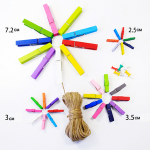 Multi couleur 35mm chevilles en bois dans les cadeaux et l'artisanat projets - Product Image 3