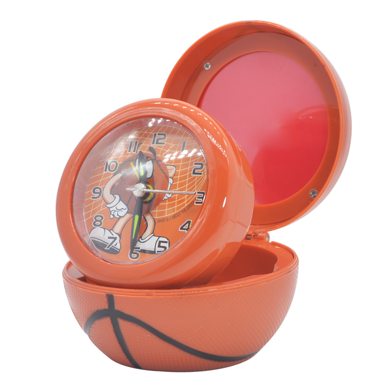Home Desktop Electronic Alarm Clock Quartz Silence Scan Basketball Alarm Clock