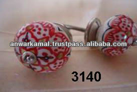 Armoire nouveaux boutons pour usage quotidien nouveau Style boutons de porte en céramique en prix de gros bouton de porte en céramique - Product Image 2