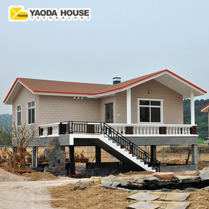 Hot Selling Prefabricated Composite Beach Small Designs Cottage House Plans Pool Duplex Holiday Prefabricated Garden House