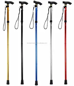 Canes For Walking Cane Walking Aluminium Walking Stick Cane Handle Elbow Crutch Walking Aids For Disabled Cane For The Blind