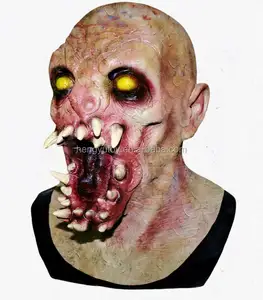 Korkunç korkunç Cadılar Bayramı canavar Alien Lateks maskesi