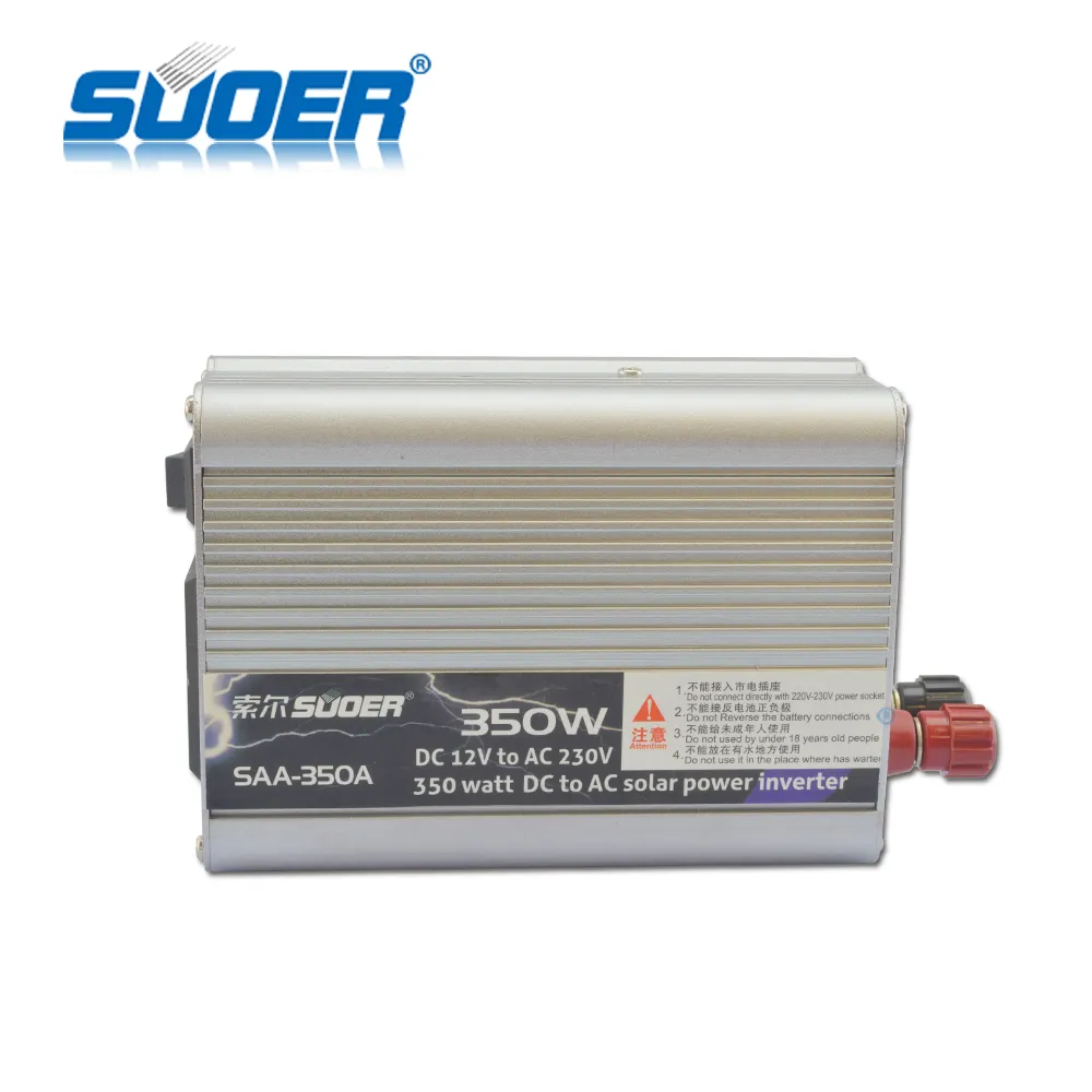 Цена Suoer, микро-инвертор 350 Вт, 12 В, 220 В, 60 Гц, домашний инвертор
