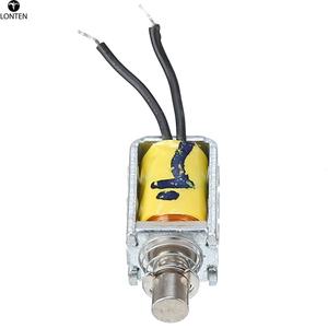 Lonten DC 3~6V Mini électroaimant solénoïde à poussée et traction, type traversant, pour outils électromagnétiques à poussée et traction, électronique - Product Image 4