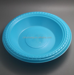 7 inch ps colored Disposable Plastic Plate For Party/ Restaurant