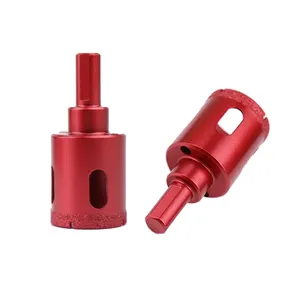 Factory Outlet hand drill glass vacuum brazed diamond core drill for drilling a glass marble tile