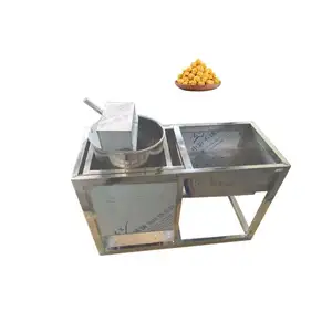 commercial ball shape popcorn machine with gas heating