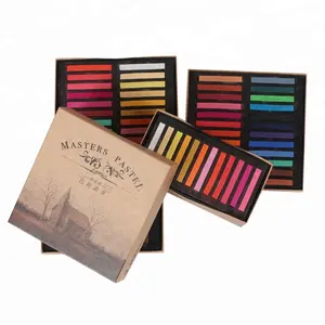Marie 'S Pastel Color Sticks Masters Pastel Chalk Set 12 Warna untuk Siswa dan Anak-anak Melukis F-2012