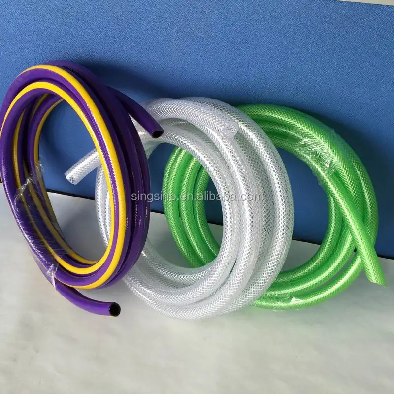 나일론 브레이드 강화 PVC 워터 호스 1/2 인치 ID12mm/클리어 폴리 비닐 튜브