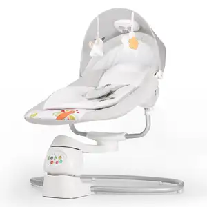 Toptan ronbei salıncak-Klasik titreşim rocker yaylı salıncak yıkanabilir koltuk pedi müzikal bebek salıncak ile sevimli oyuncaklar