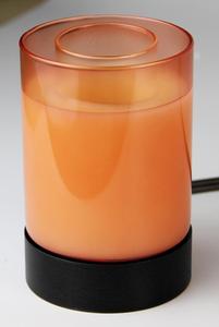 Elettrico Bruciatore di Olio Essenziale <span class=keywords><strong>Candela</strong></span> Profumata Cera Calda <span class=keywords><strong>Diffusore</strong></span> Con Vetro di Copertura e Base In Legno - Product Image 4