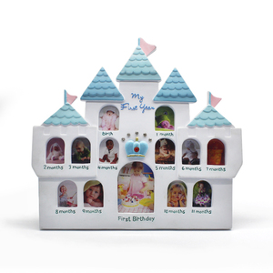 Cadre photo en plastique de <span class=keywords><strong>collage</strong></span> de château de cadeaux d'anniversaire spéciaux de croissance d'enfants de souvenir - Product Image 1