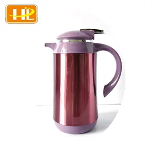 HUAXING de acero inoxidable de la marca de Color púrpura frasco de vacío con revestimiento de vidrio para mantener caliente y fría de té de café 8370 S