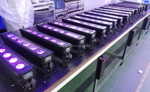 Mới đến 6in1 rgbaw + uv không thấm nước ip65 battery powered không dây dmx dj stage lighting led tường máy giặt ánh sáng thanh - Product Image 6