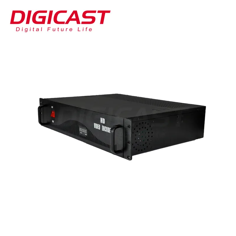 DMB-8916N الكلاسيكية 16 قناة جهاز تشفير iptv HD MI H.264/H.265 بث الفيديو التشفير Wowza خادم البث المباشر التشفير