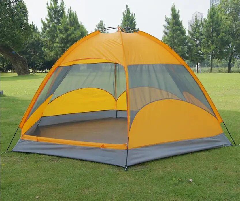 4-Person Tenda, Resistente À água Barraca Da Abóbada para Acampar Com Removível Mosca da Chuva E Saco de Transporte, Rebel Bay 4 Pessoa (HT6077-9)