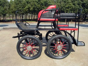 Carrozza a Quattro Ruote per Maratona Equestre con Certificazione CE e Due Anni di Garanzia - Product Image 4