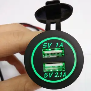 汽车汽车总线通用 5V 3.1a 双 usb 车载充电器适用于移动平板设备