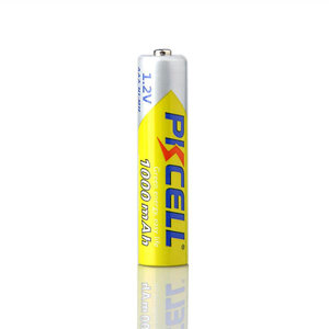PKCELL Long Cycle <span class=keywords><strong>Liife</strong></span> 1000 Fois Rechargeable Batterie AAA 1.2 v 1000 mah Nimh Batterie pour Horloges - Product Image 2