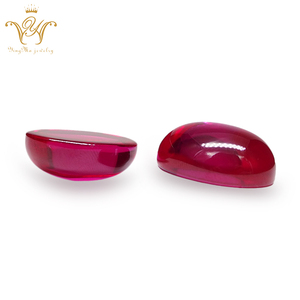 Hotsale piedra sintética forma <span class=keywords><strong>Oval</strong></span> gemas de vidrio comprar piedras preciosas en línea - Product Image 5