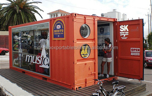 Customized indoor decoration industry style prefab container 20ft bar for selling - Product Image 1