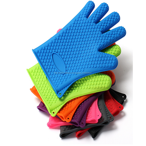 Silicone Gants Mitaines de Four pour Cuisine Cuisson Cuisson BBQ Grill <span class=keywords><strong>Amazon</strong></span> 2016 Meilleur Vente Produits - Product Image 1