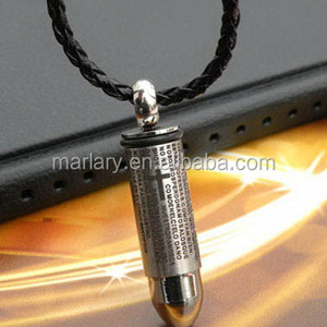 Conmemorativa de Recuerdo Encanto Joyería de Cremación de Mascotas Urna De Cenizas Cilindro <span class=keywords><strong>Batman</strong></span> Colgante, Collar de la Bala - Product Image 6