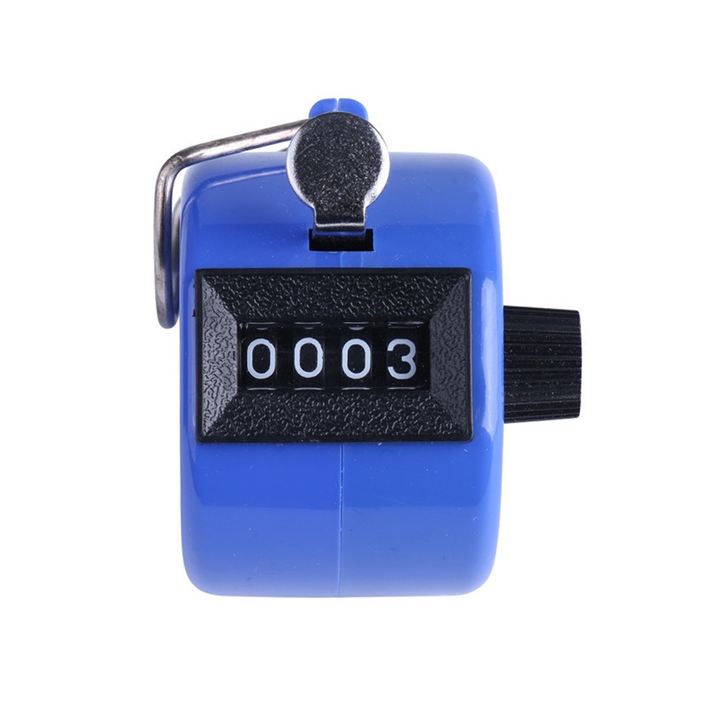 8 Color in Stock Four-Digit Plastic Shell Mechanical Tally Counter Hand Tally Counter
