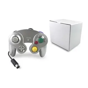 silver gaming controller for nintendo gamecube