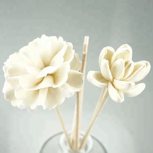 Natural色ディフューザー籐スティック手作り花 - Product Image 3