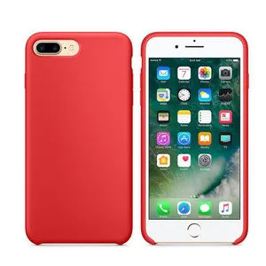 Mobile Phone Accessories for iPhone 7plus, Wholesale Silicone Case for iPhone 8 plus case