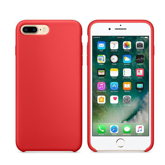 Mobile Phone Accessories for iPhone 7plus, Wholesale Silicone Case for iPhone 8 Plus case