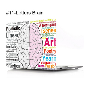 Độc đáo trái và phải não máy tính xách tay cơ thể PC vỏ nhựa cứng trường hợp đối với MACBOOK PRO RETINA 11 "13" 12 "15" A1708 trường hợp máy tính xách tay - Product Image 2